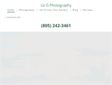 Tablet Screenshot of lizgphotography.com